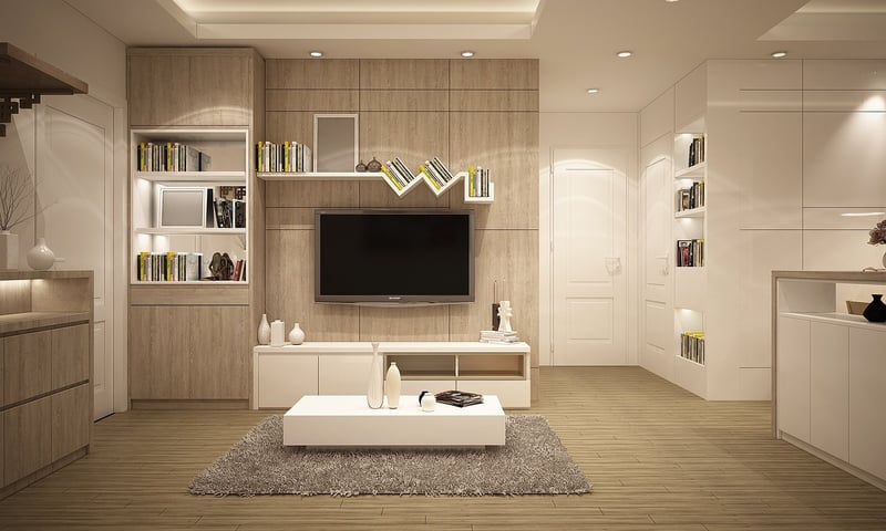 Decluttered Living Room